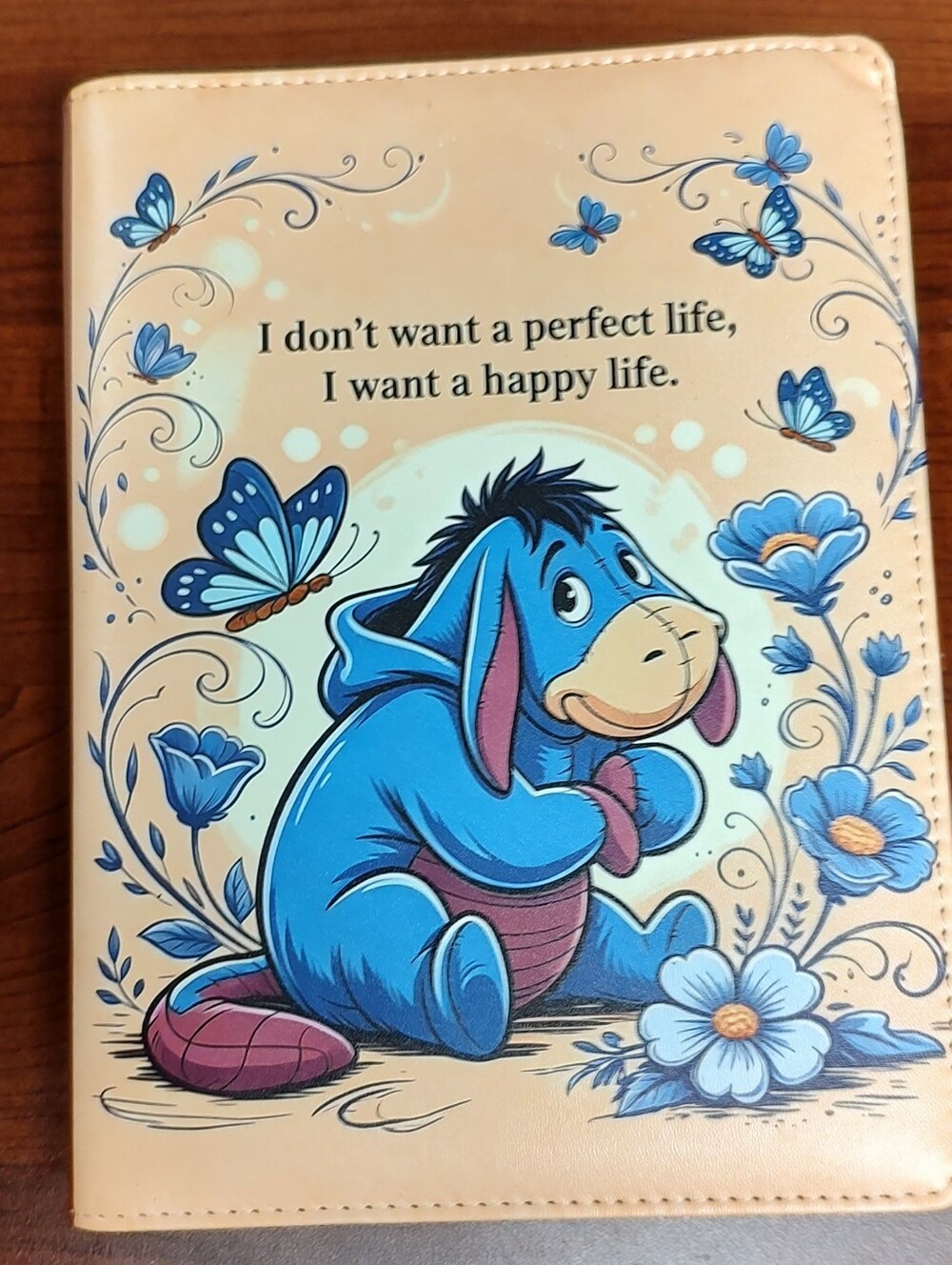New! A5 Winnie The Pooh " Eeyore" Binder, Paper And Divider Set